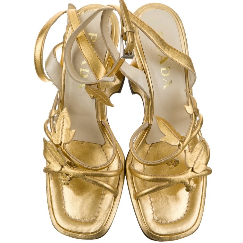 Prada Summer 1997 authentic sandals in gently worn condition.